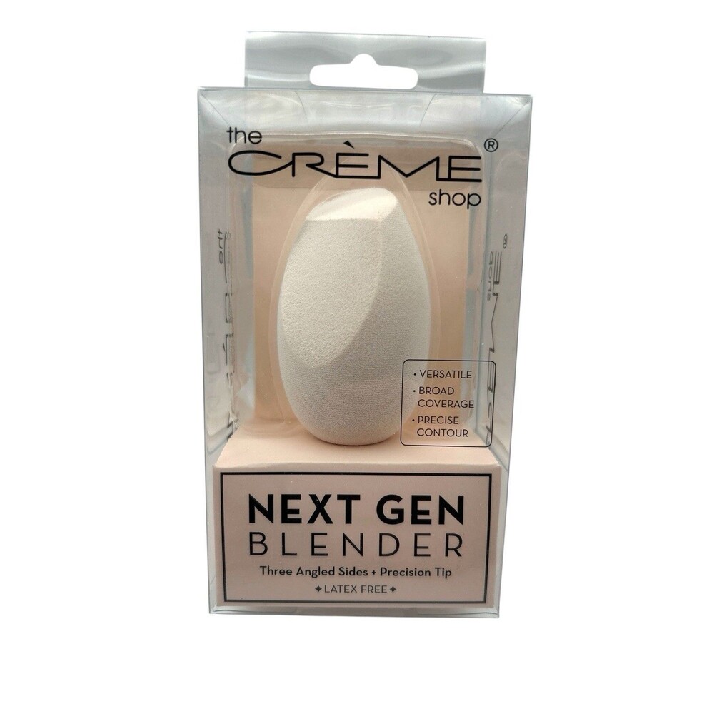 The Crème Shop Next Gen Blender Makeup Sponge Latex Free 3 Angled Sides